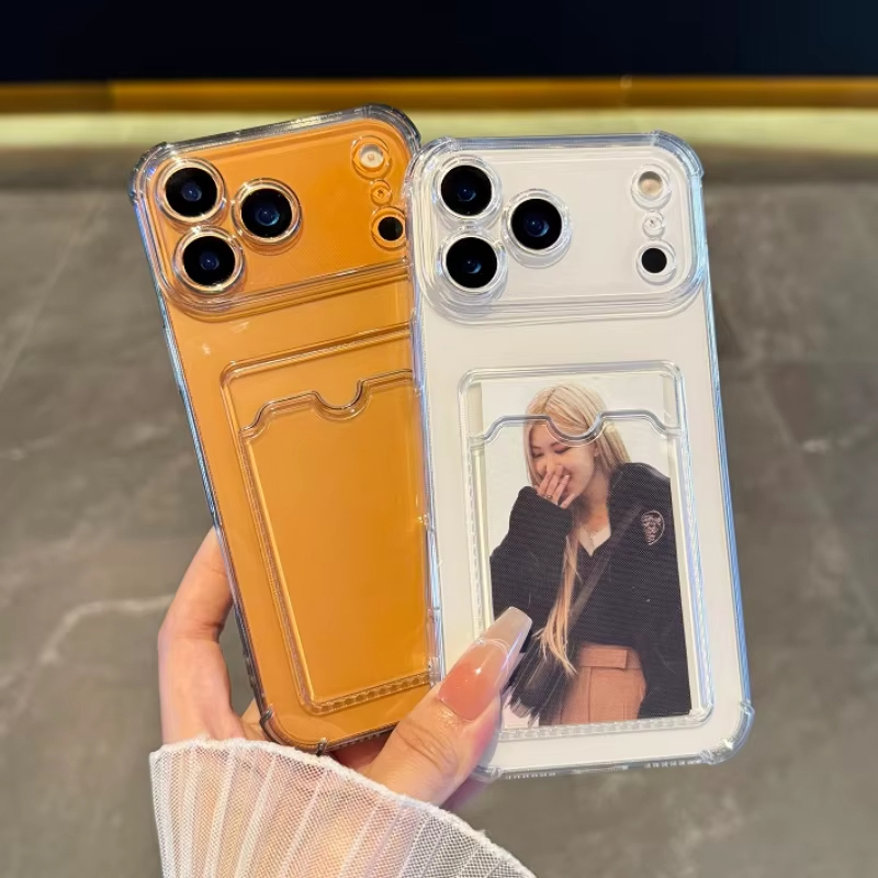 Transparent Card Slot Holder C - Camera Lens Protector avaliação e preço