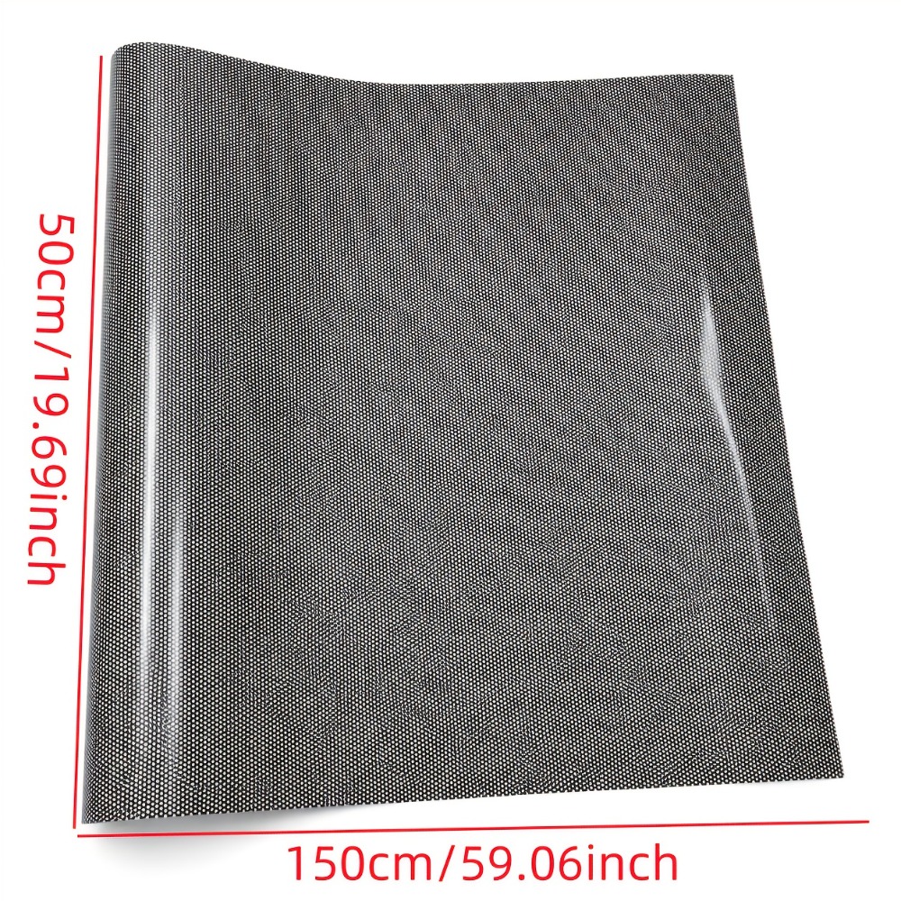 1Roll Black Perforated Vinyl P - Privacy Screen Protector avaliação e preço